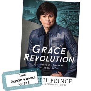 4 books for $15 Grace Revolution by Joseph Prince hardcover book